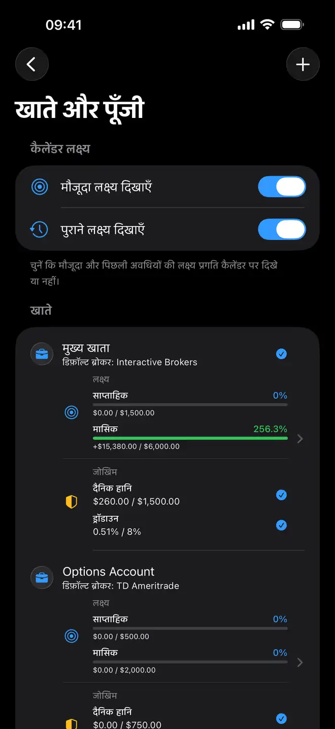 Proloca में प्रॉप फर्म ट्रेडिंग जर्नल