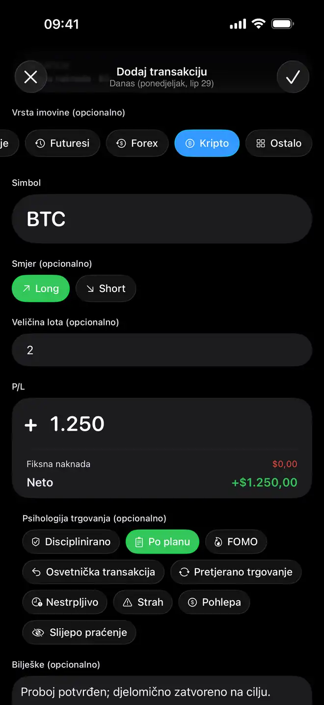 Stvoreno za iPhone u aplikaciji Proloca